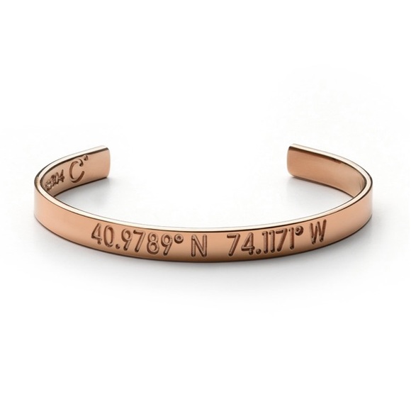 Miami Coordinates Rose Gold Legend Bangle - Picture 1 of 6